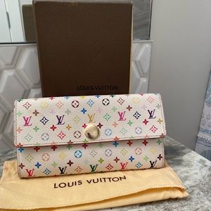 Louis Vuitton multicolour Sarah wallet